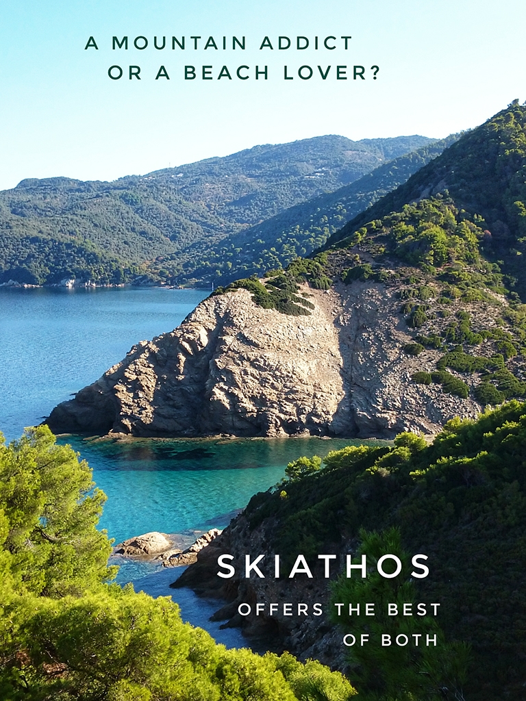 Skiathos mountain or beach